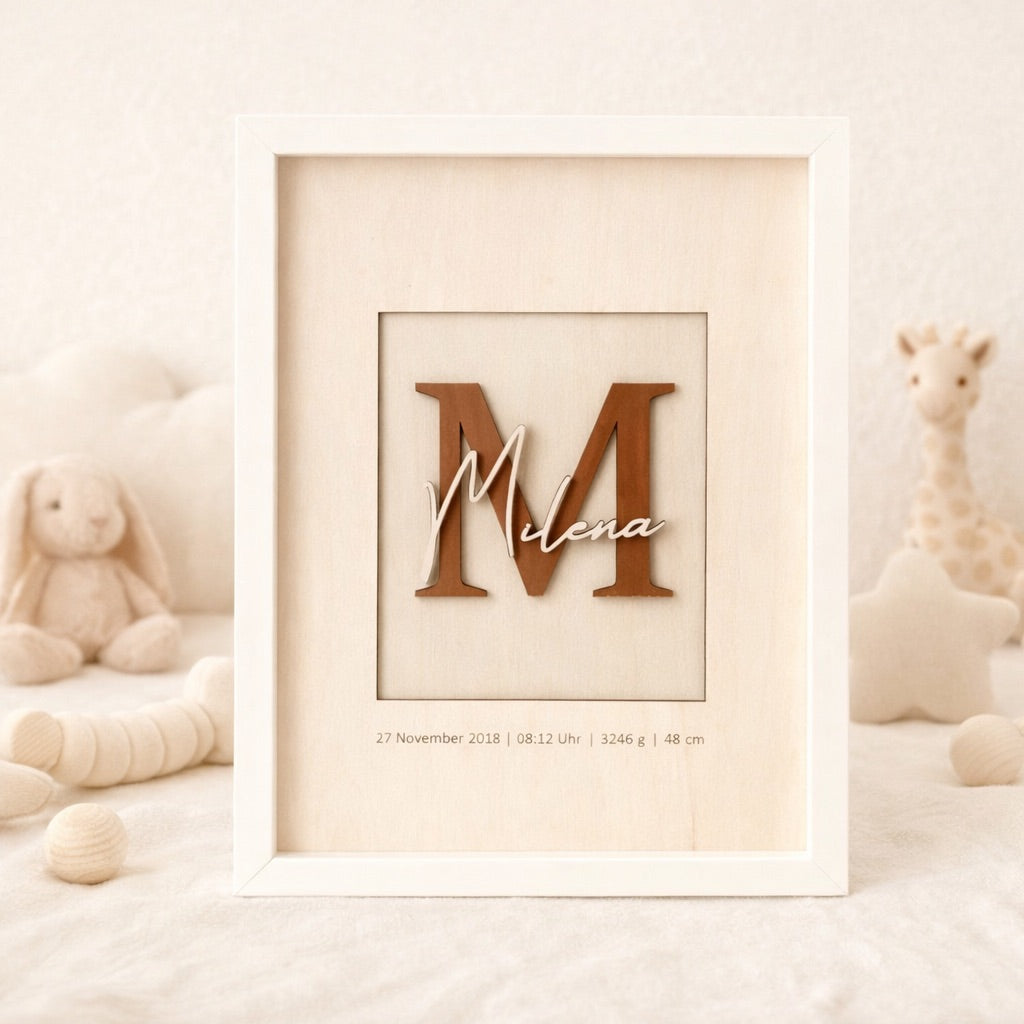 Bilderrahmen "Buchstabe"