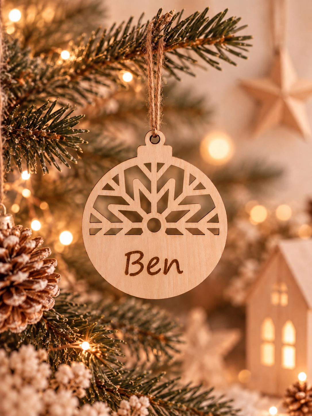 Baumschmuck "Schneeflocke"