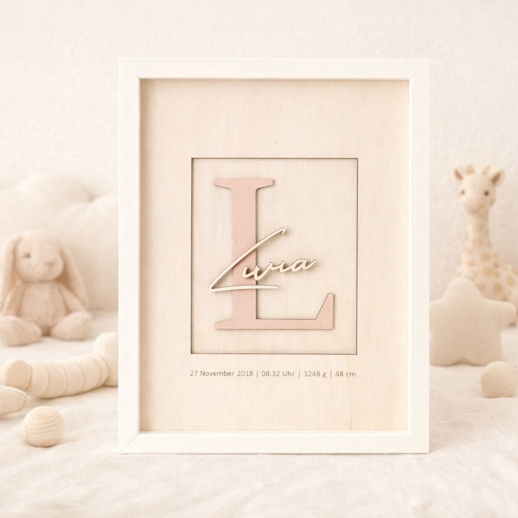 Bilderrahmen "Buchstabe"