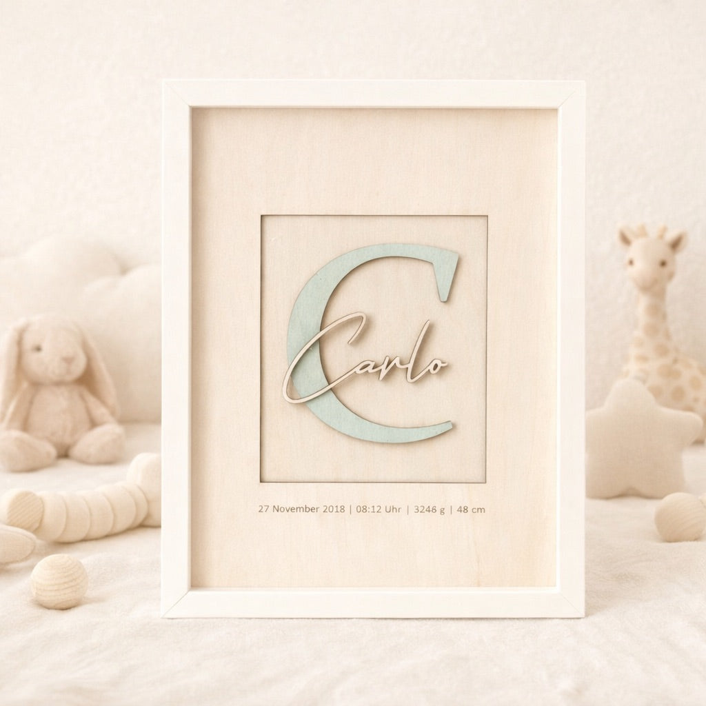 Bilderrahmen "Buchstabe"