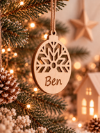 Baumschmuck "Schneeflocke"
