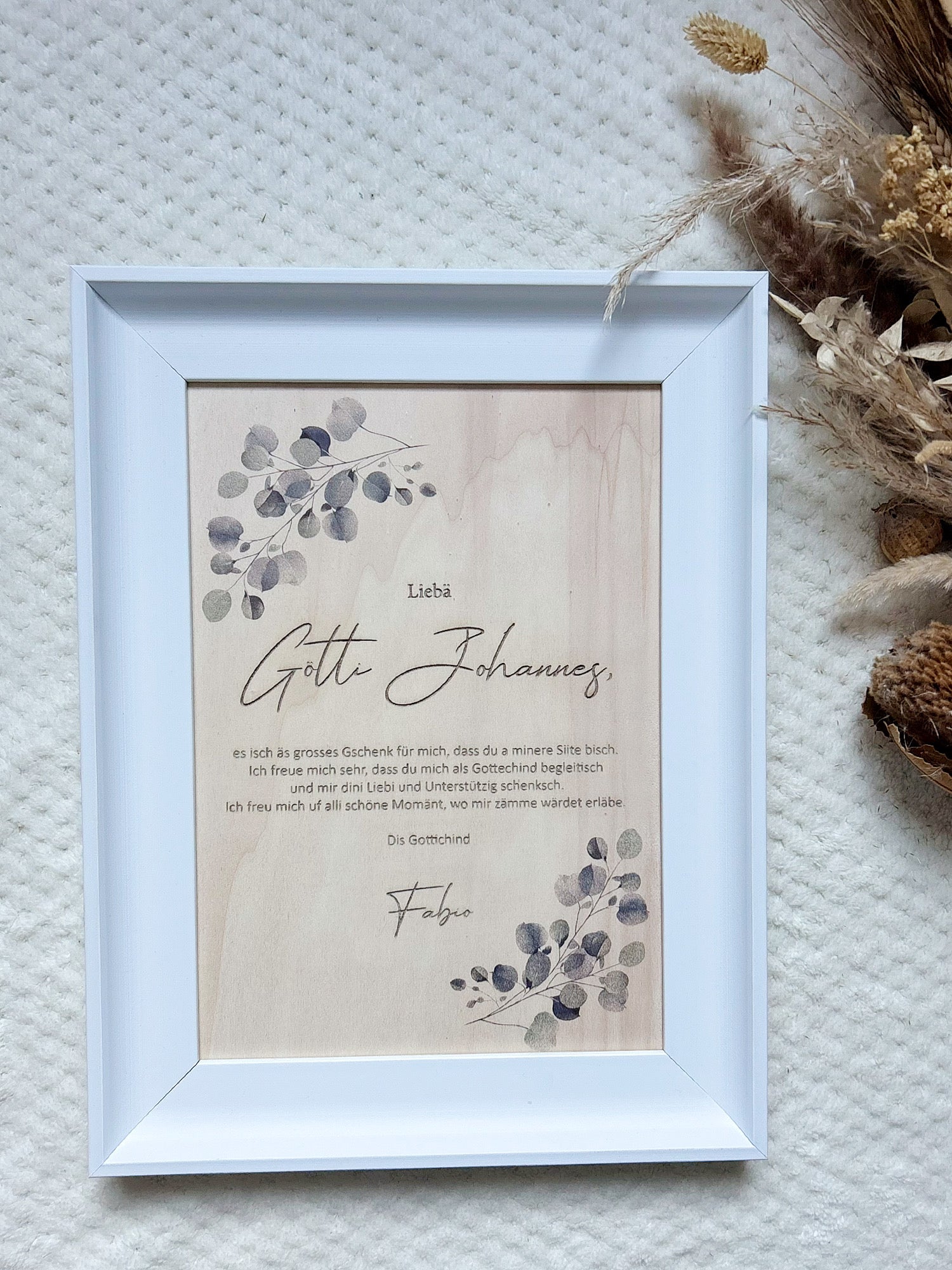 Patenbrief - Eukalyptus "Gotti/Götti"