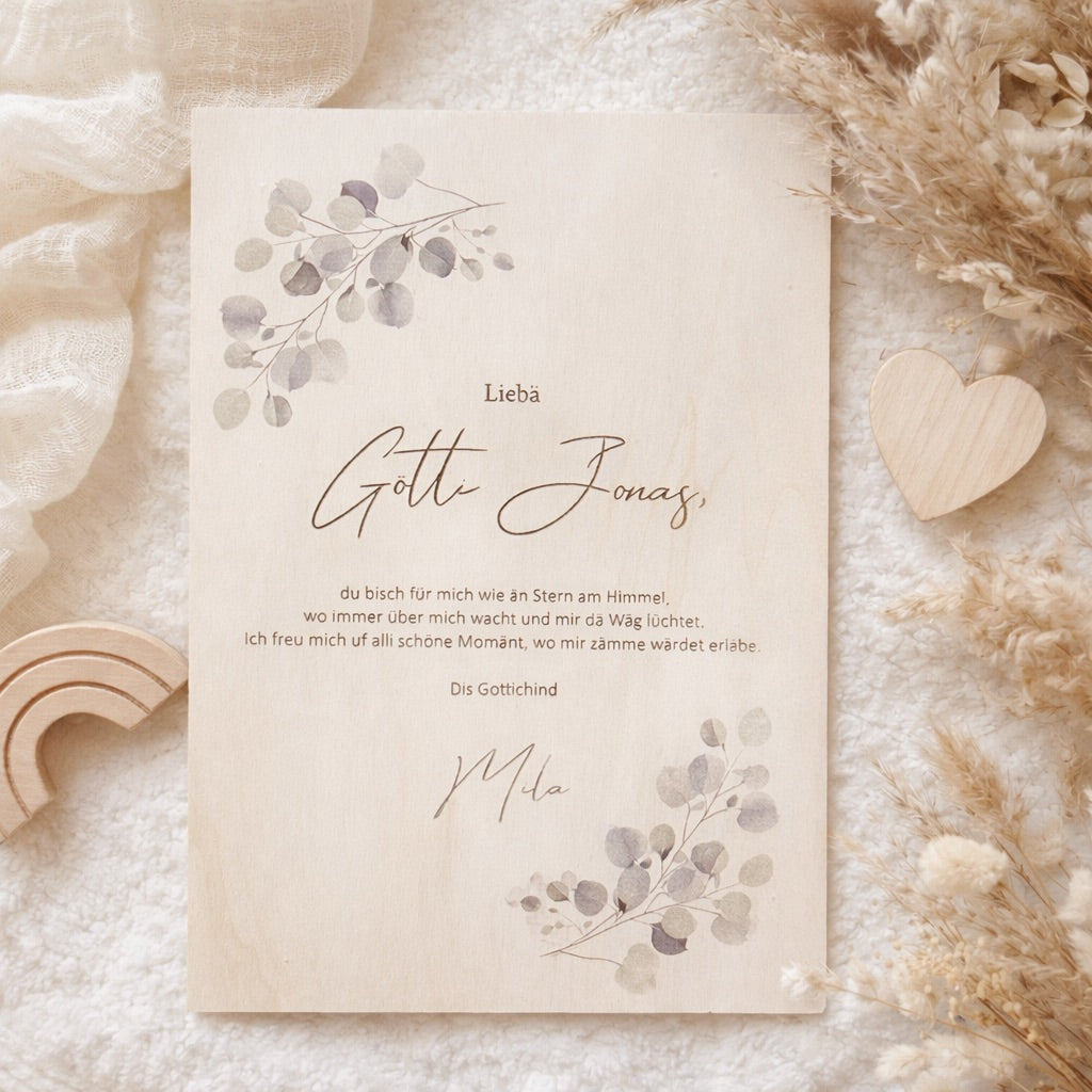 Patenbrief - Eukalyptus "Gotti/Götti"