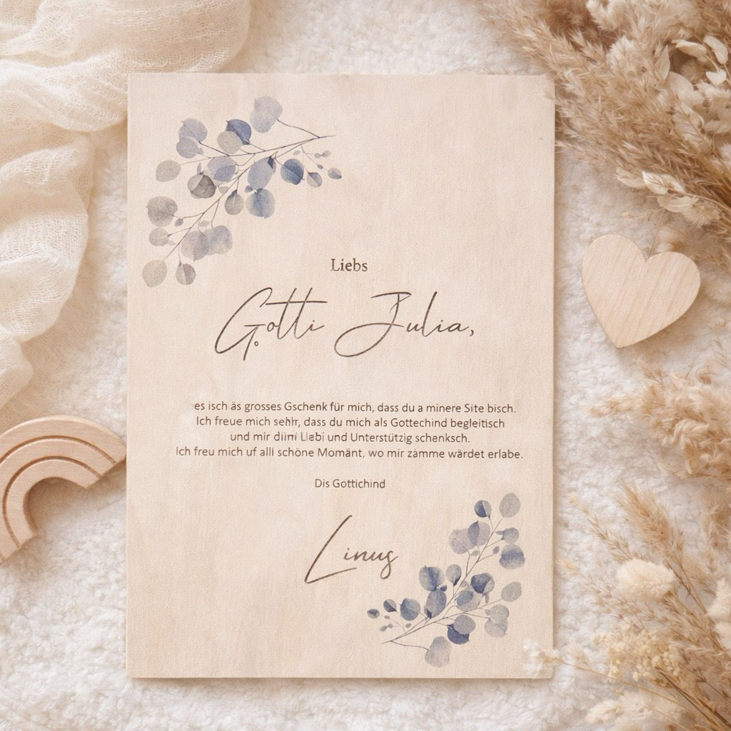 Patenbrief - Eukalyptus "Gotti/Götti"