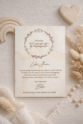 Patenbrief - Kranz "Patentante/Patenonkel"