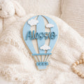 Namensschild "Heißluftballon Blau"