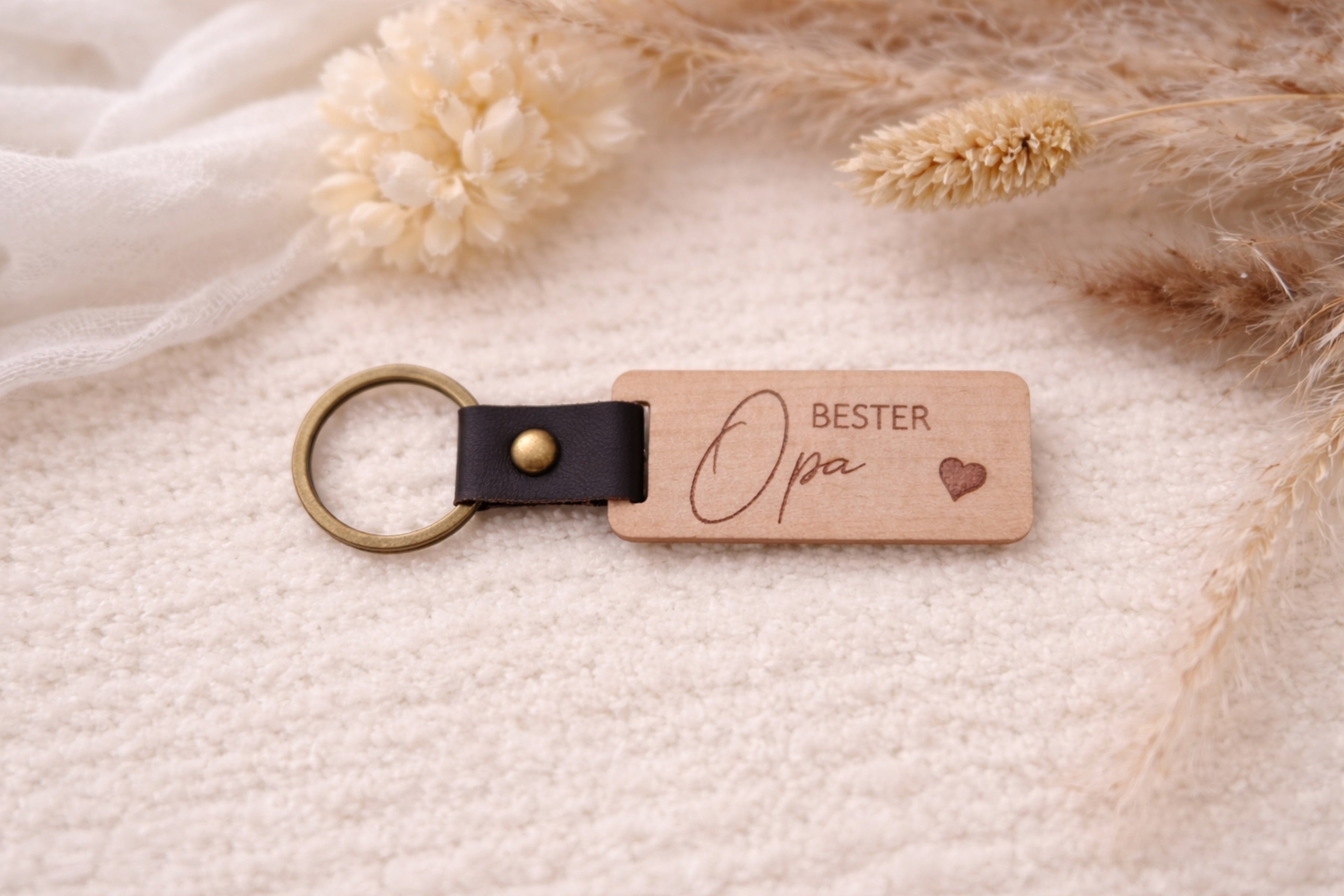 Schlüsselanhänger "Bester / Beste + Wunschname"
