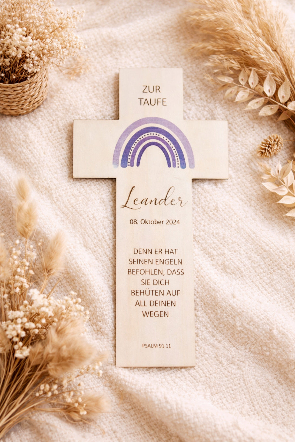 Taufkreuz "Regenbogen"